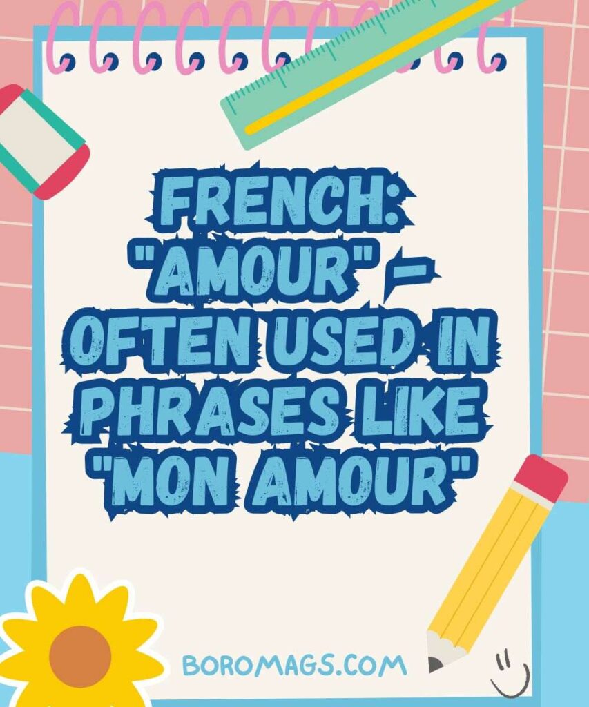 The Origin of Mi Amor