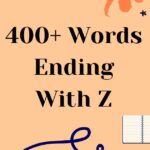 400+ Words Ending With Z-English Learning words-ending-with-z