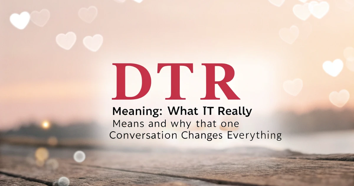 dtr-meaning