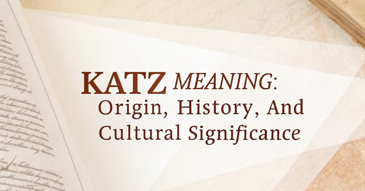 katz-meaning