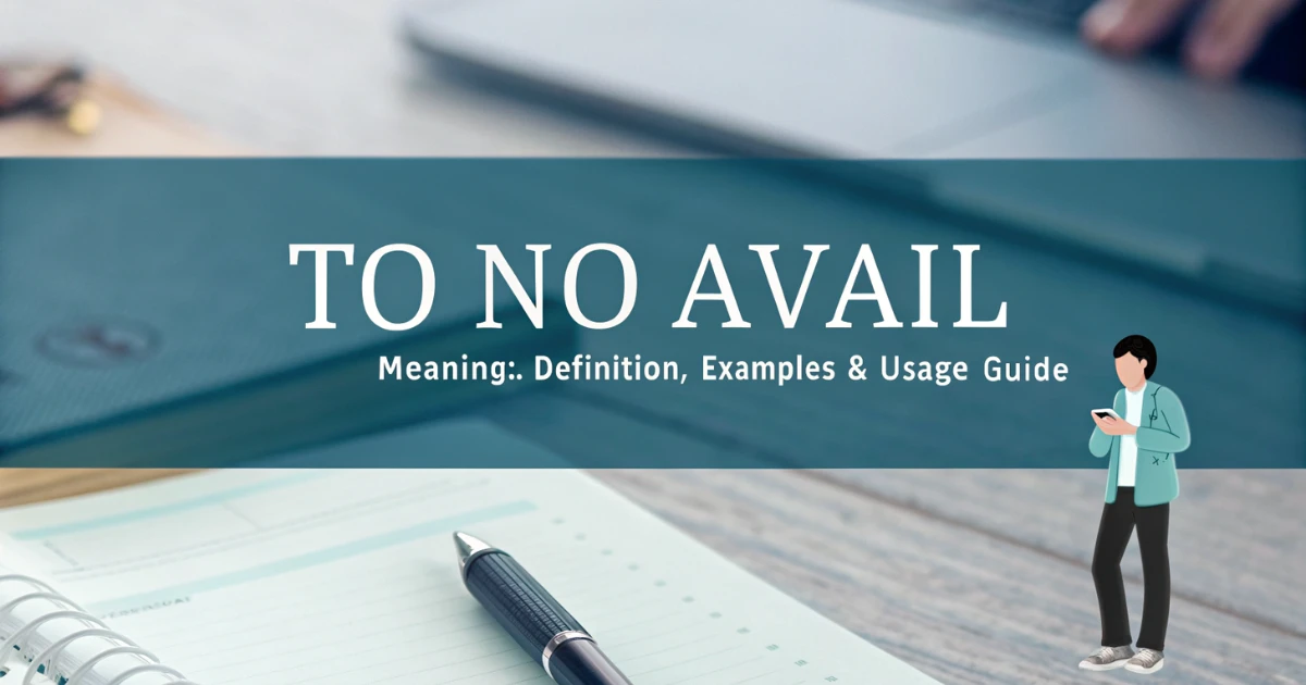 to-no-avail-meaning